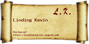 Linding Kevin névjegykártya